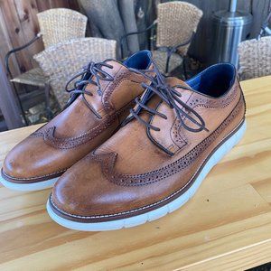 Johnston & Murphy Leather Wingtip Sneakers
